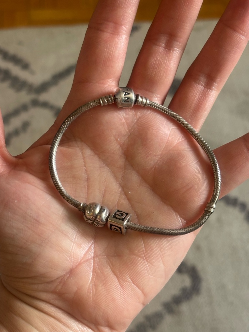 Vintage pandora bracelet with charms *accepting offers